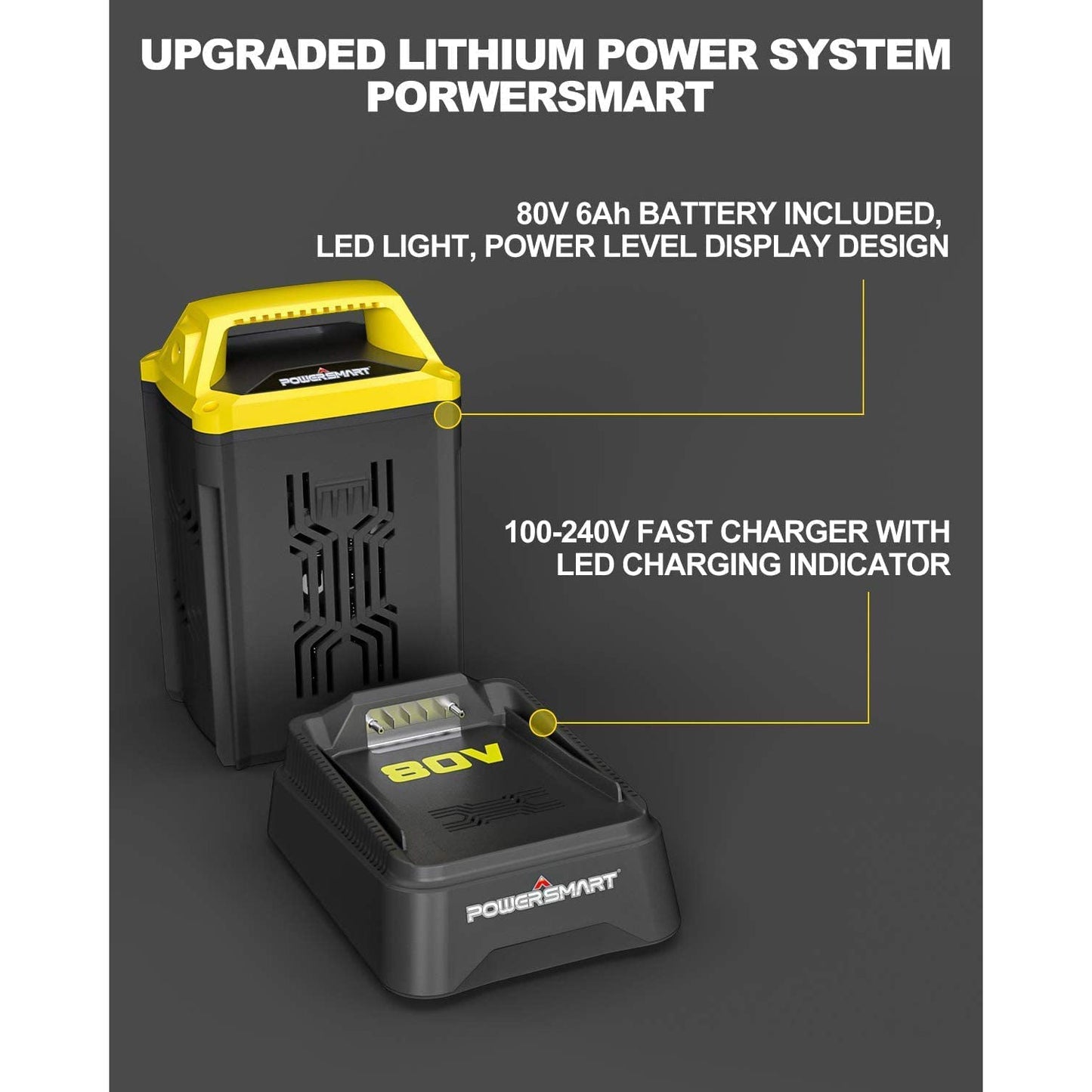 80V 6Ah Lithium-Ion Replacement Battery DB2108