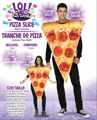 Pizza Slice Adult Costume Standard Size