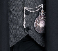 1920's Blinder Bad Boy Black Coat 20's Adult Costume