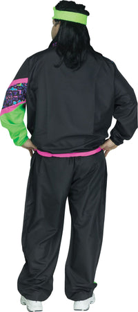80's Men's Track Suit Retro Adult Costume Plus Size