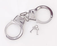 Metal Handcuffs Fake Costume Accessory with Keys