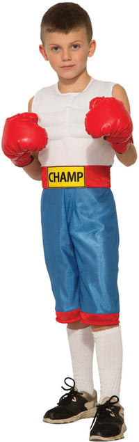 Boxer Boy Champ Child Costume Size Medium 8-10