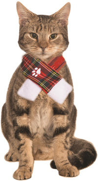 Christmas Scarf Pet Plaid Small/Medium