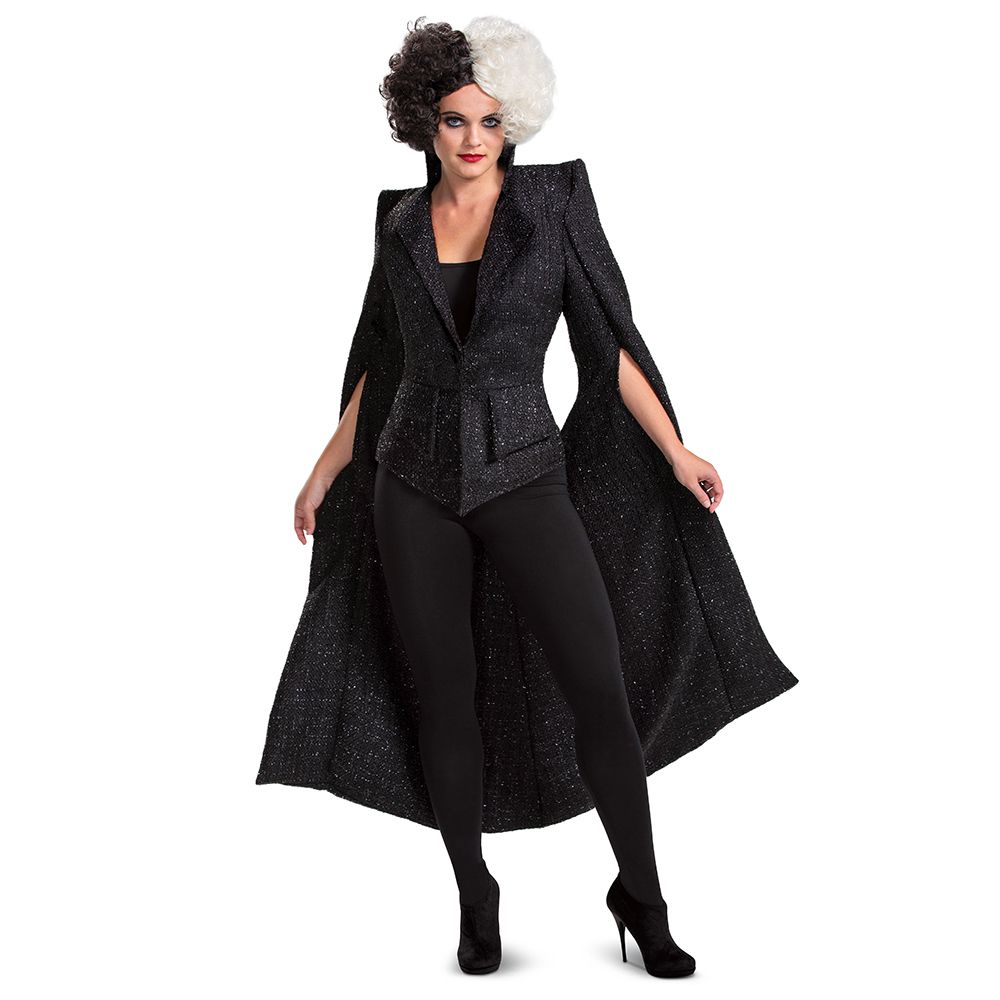 101 Dalmatians Cruella De Vil Deluxe Costume for Women
