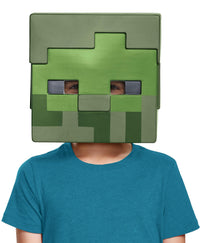Zombie Minecraft Costume Half Mask Child Size
