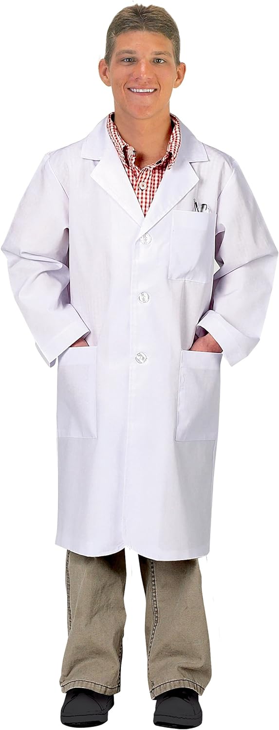Aeromax Mad Scientist Lab Coat Costume Adult