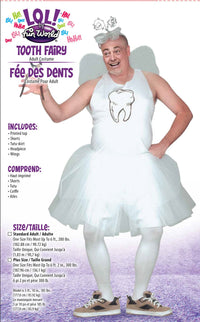 Plus Size Tooth Fairy Adult Mens Princess Costume