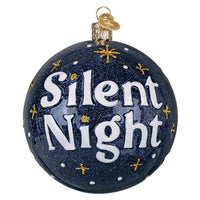 Silent Night Round Ornament