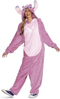 Angel Pink Lilo and Stitch Pajama Jumpsuit Costume Adult