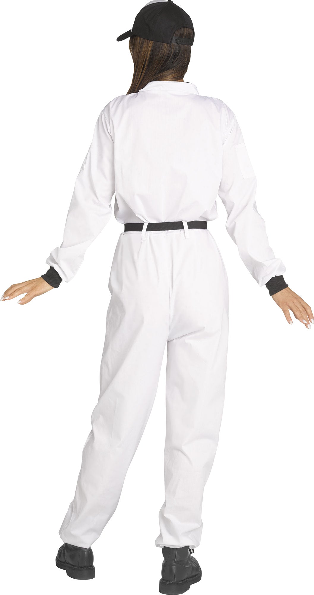 Astronaut NASA White Jumpsuit Adult Costume Large 12-14