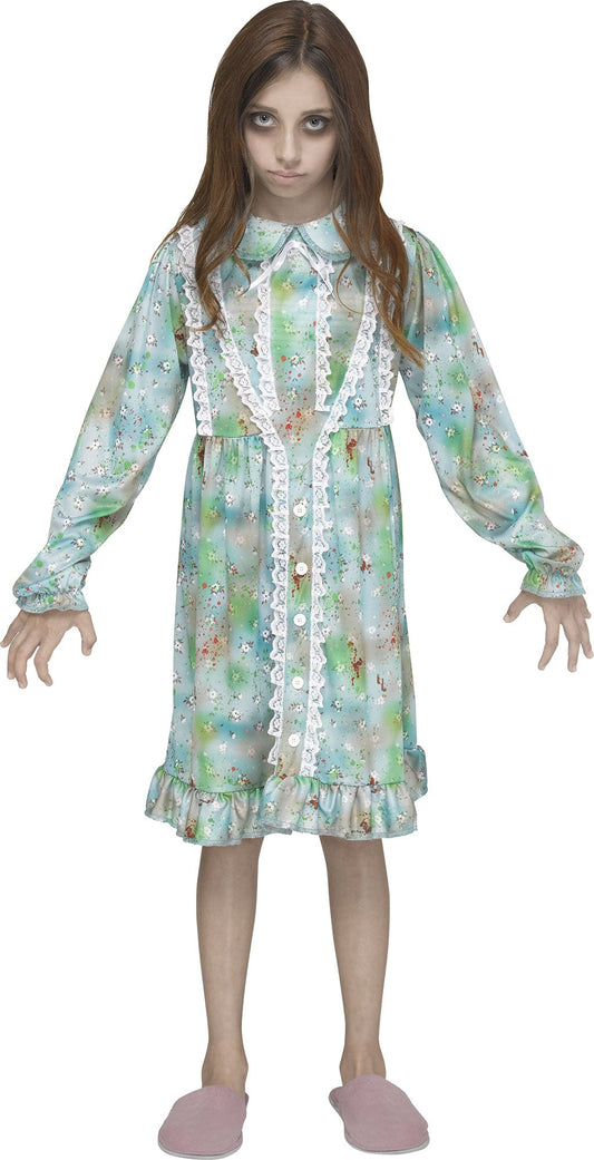 Nightmare Nightgown Horror Dress Child Costume Medium 8-10