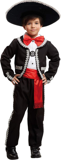 Mexican Mariachi Boy Toddler Child Costume 3-4