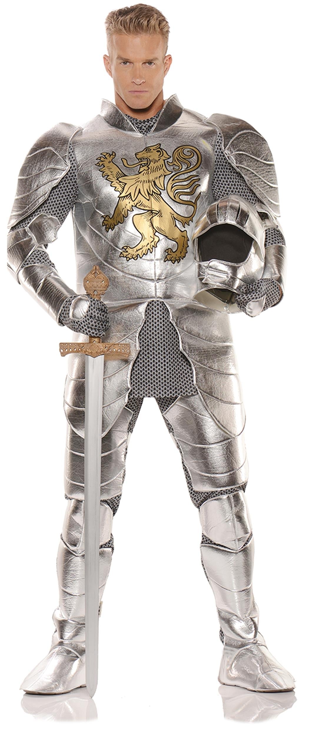 Knight In Shining Armor Silver Adult Costume
