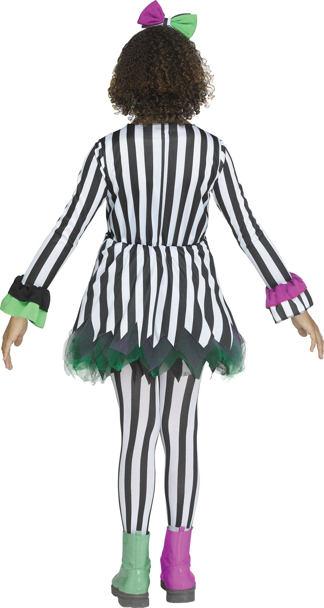 Giddy Ghostie Beetlejuice Horror Dress Child Costume Medium 8-10