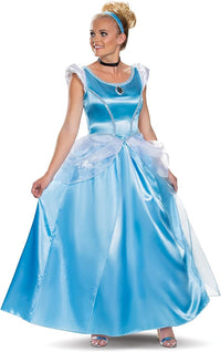 Cinderella Disney Deluxe Costume Dress for Women Large 12-14