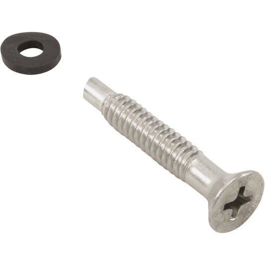 Pentair 619355Z Stainless Steel Light Pilot Screw with Captive Gum Washer