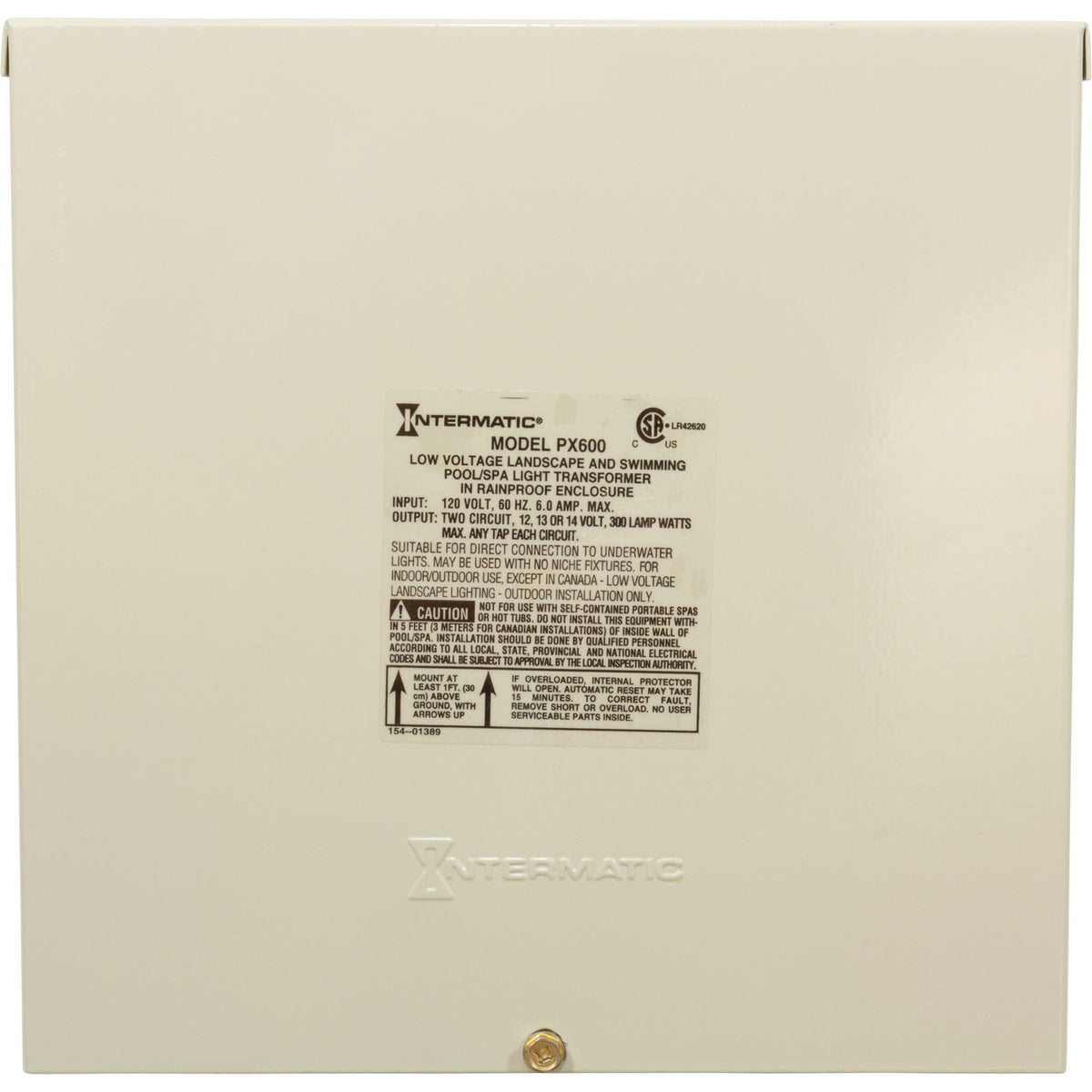 Intermatic PX600 Pool Light Transformer, 600W, view 3