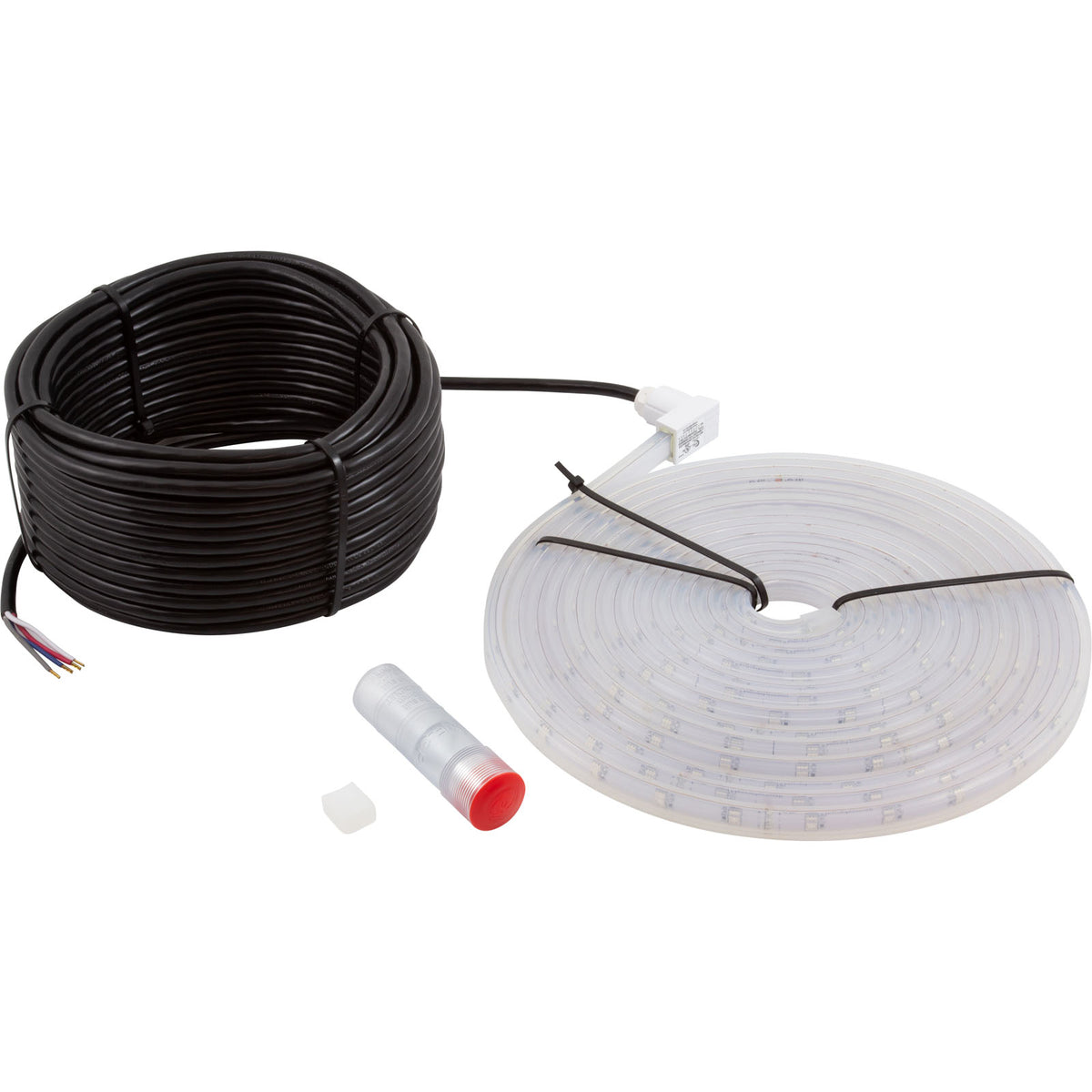 PAL PLOP RGB Perimeter Strip Light, 20 ft, Reverse Gland, 80 ft Cord, 24 VDC
