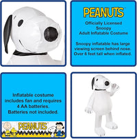 Rubie's Peanut Snoopy Inflatable  Adult Costume Standard Size