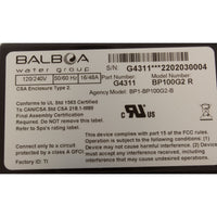 Balboa G431101 BP100G2 Spa Control System — Remote Pack, No Heater