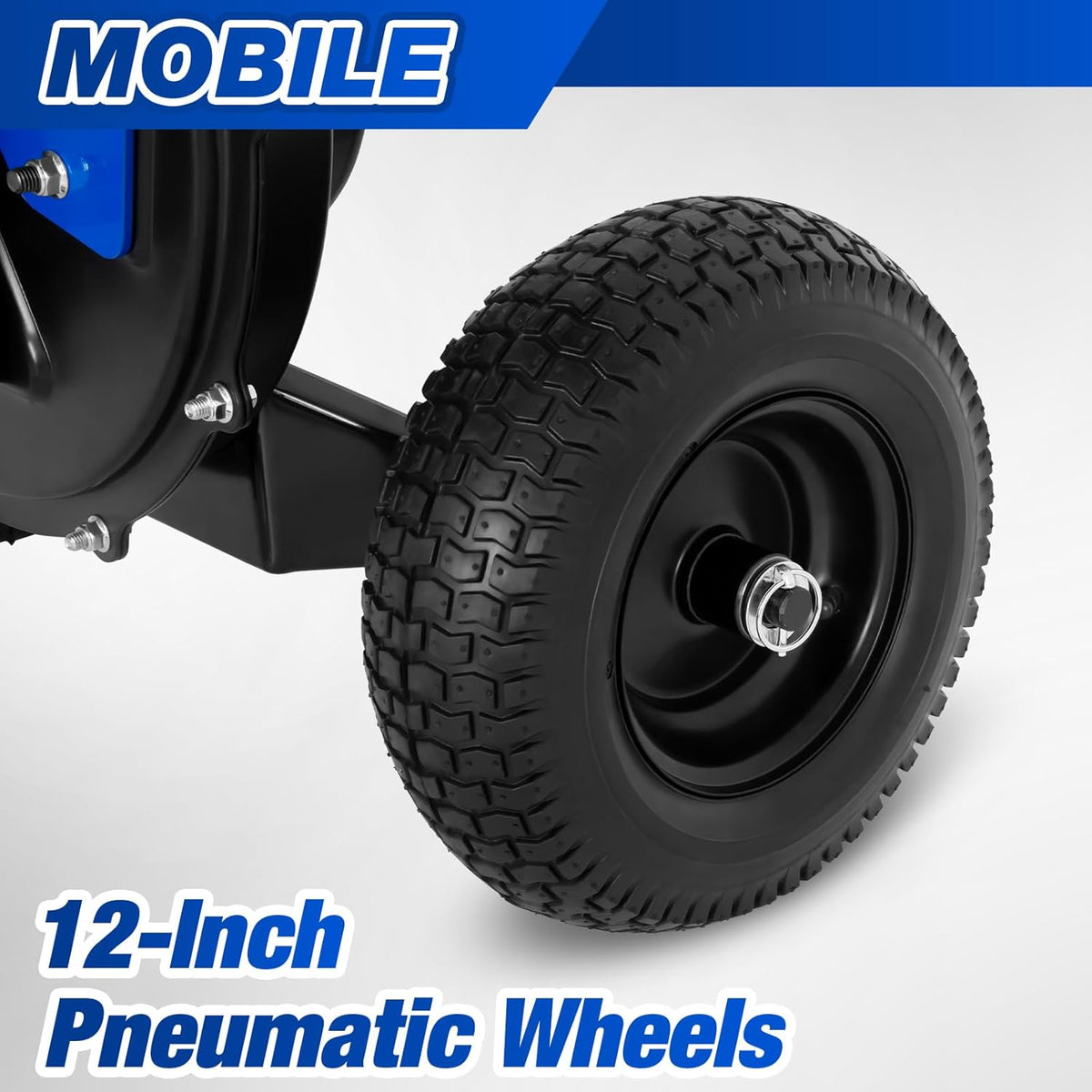 BILT HARD 224cc 7.5hp Gas Powered Wood Chipper with Tow Hitch