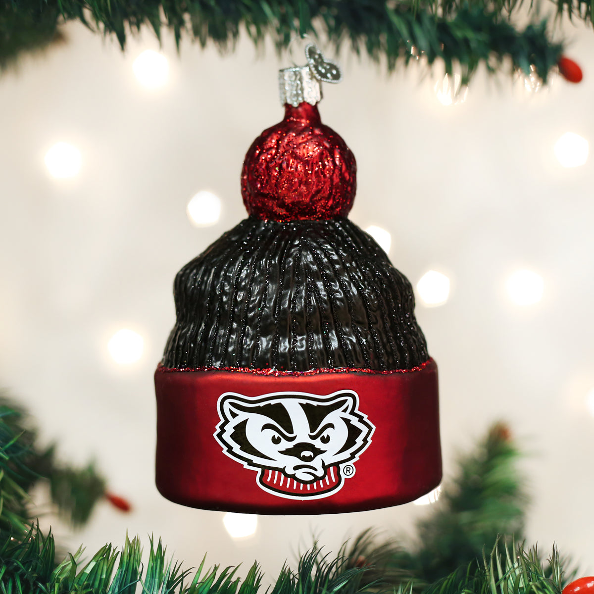 Wisconsin Beanie Ornament