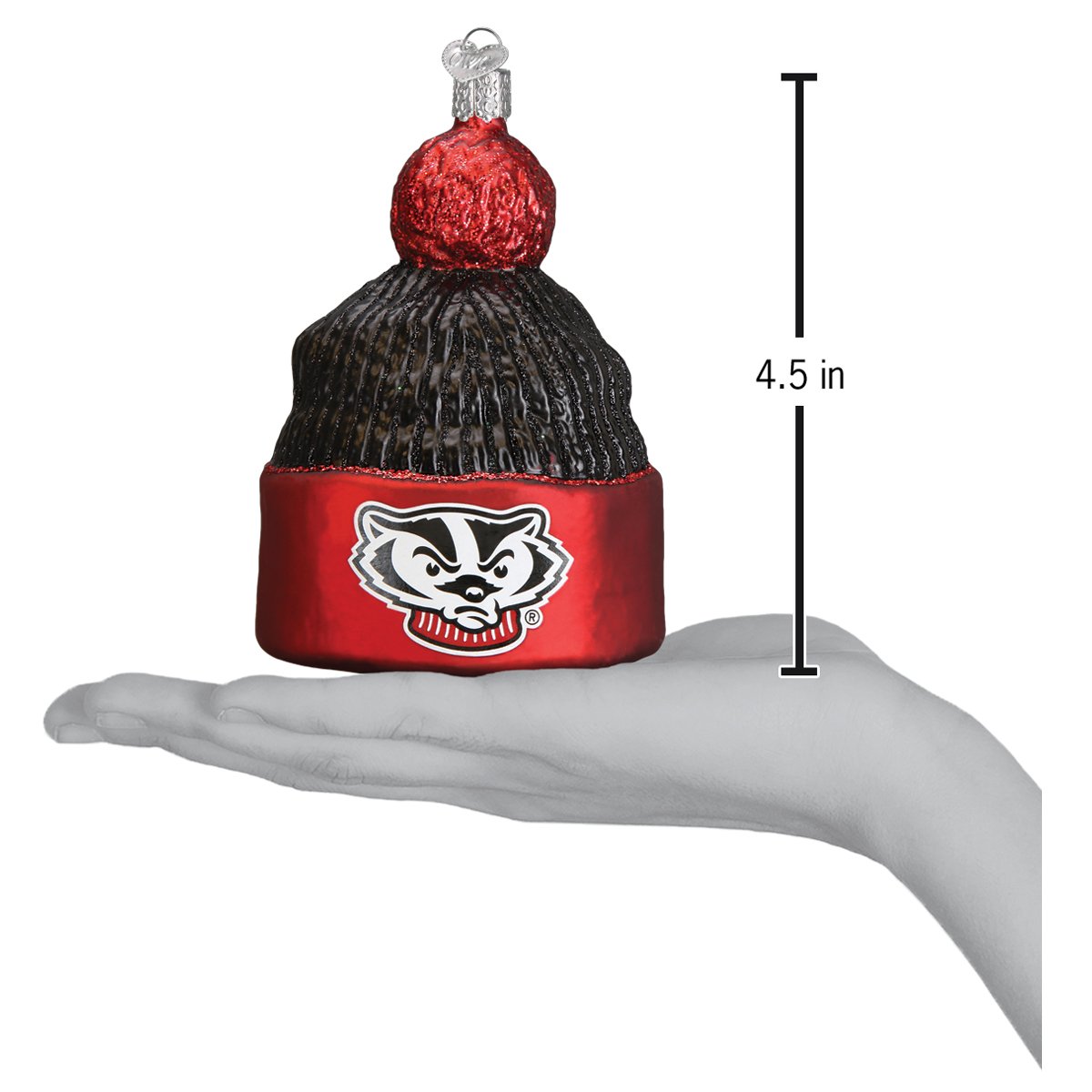 Wisconsin Beanie Ornament