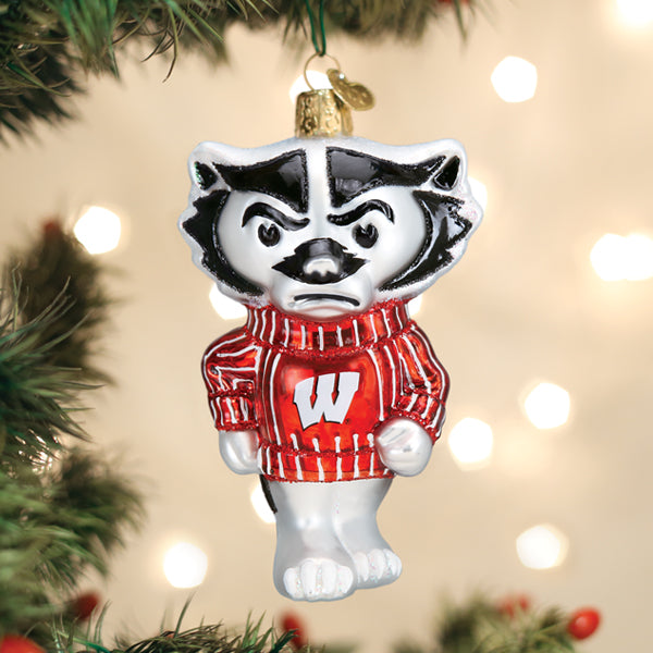 Wisconsin Bucky Ornament