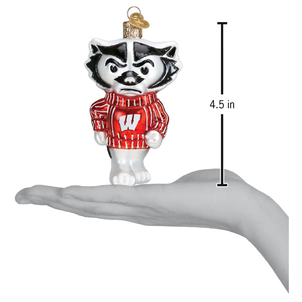Wisconsin Bucky Ornament