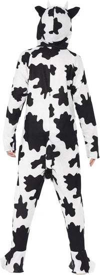 Kids' Cow Jumpsuit Costume - Black and White
