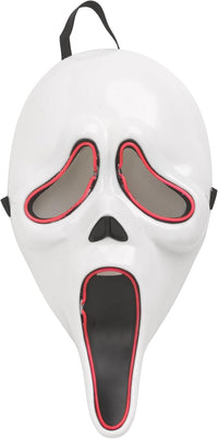E.L. Light Up Scream Ghost Face Women's Costume