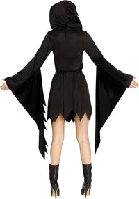 E.L. Light Up Scream Ghost Face Women's Costume