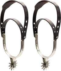 Adjustable Faux Cowboy Cowgirl Boot Spurs Plastic Spur Rodeo Gear
