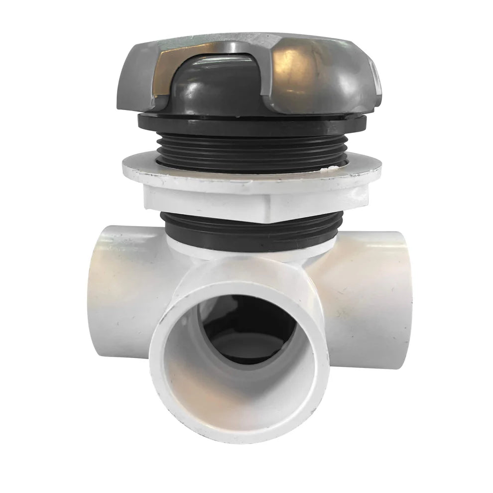 Jacuzzi 6541-080 Waterfall Valve, J-500 Series, 1 in Ports, 2015 and Newer