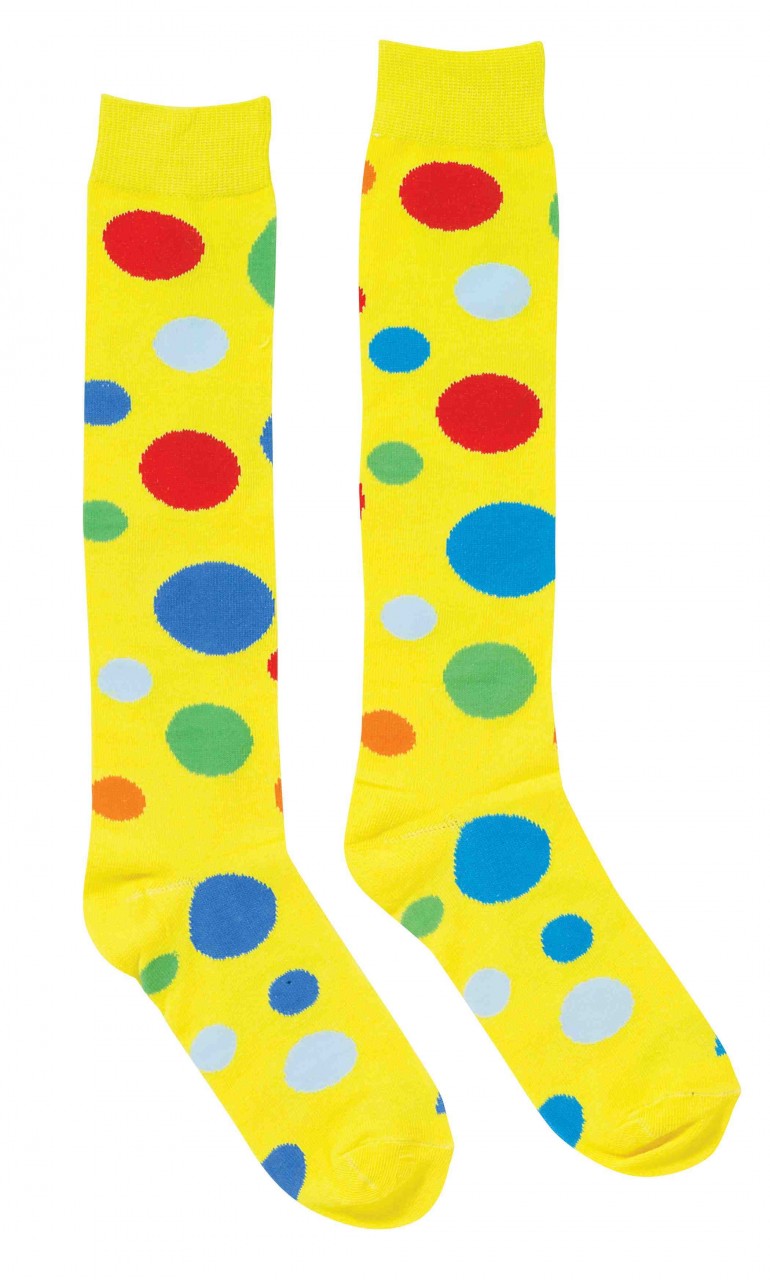 Clown Polka Dot Adult Socks