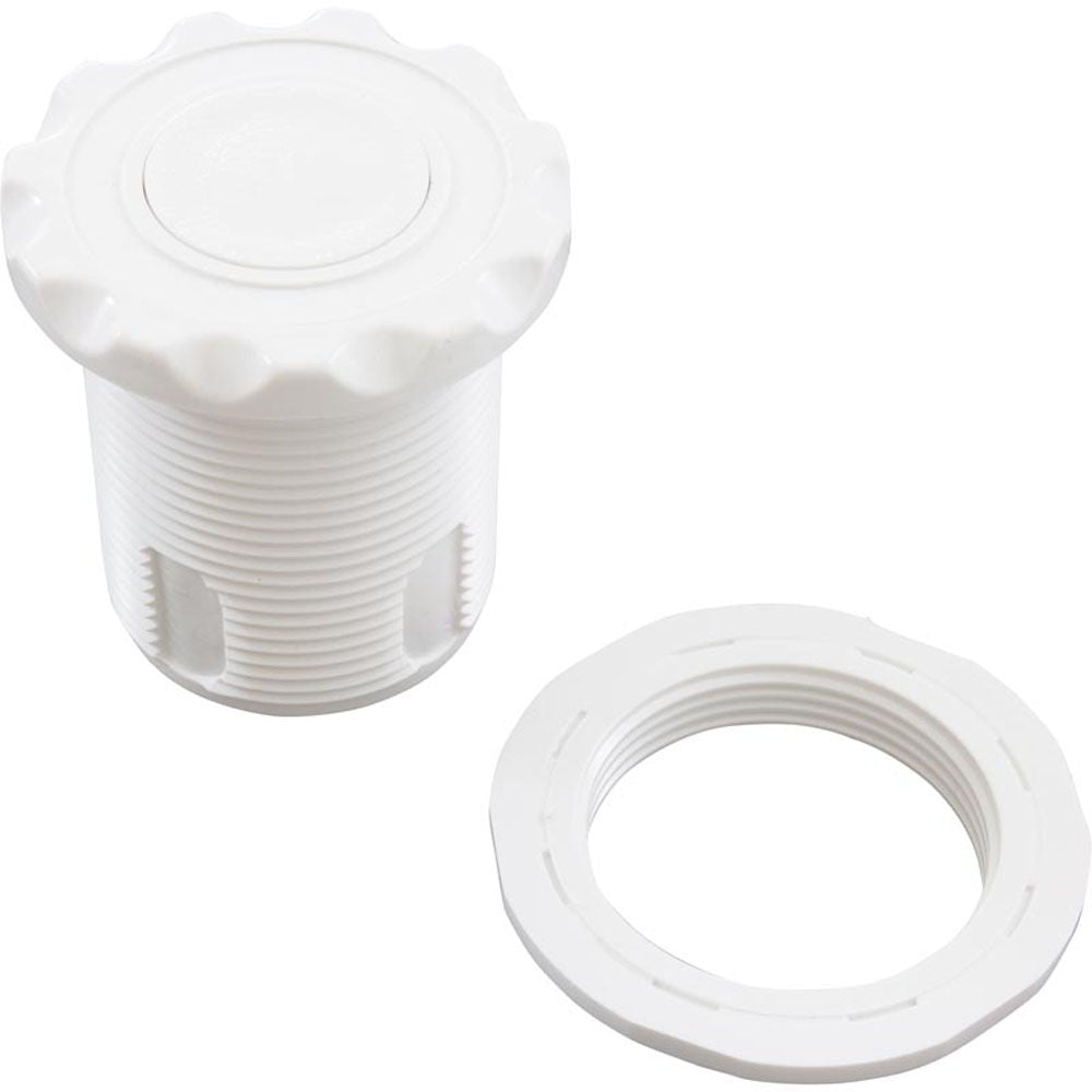 Air Button, #10 White Scallop