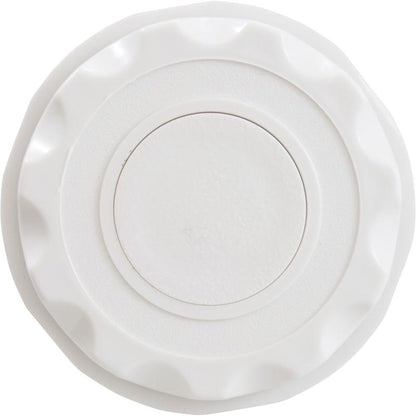 Air Button, #10 White Scallop