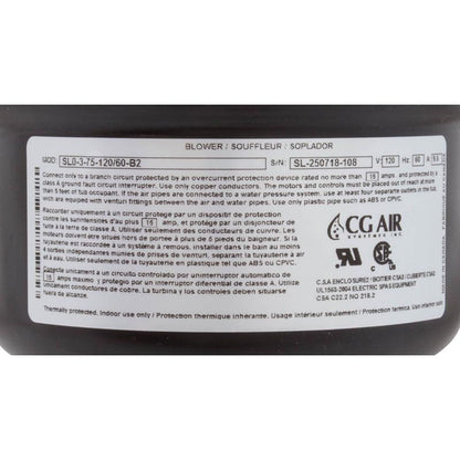 Sl0-3-75-120/60-B2 Silver Blower, 300W Ceramic Element