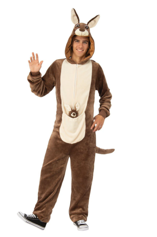 Kangaroo Comfy-Wear Costume - Adult Pajama Jumpsuit