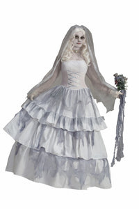 Rubie's Deluxe Victorian Ghost Bride Costume - Adult Standard