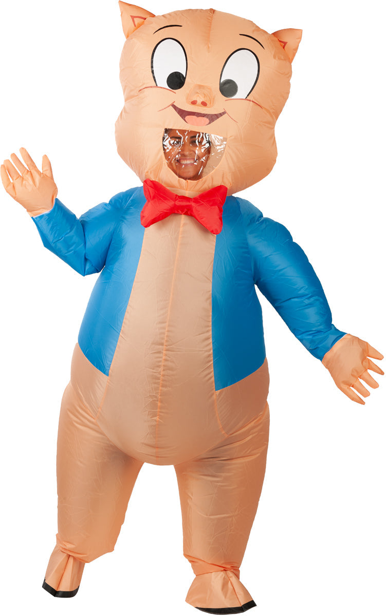 Porky Pig Adult Inflatable Costume - Looney Tunes