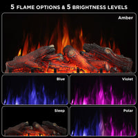 Eternal Flame EF30-PB Electric Fireplace Logs