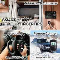 Arcade S8BP Diesel Heater, 8kW Dual Voltage, 4 Gal Large Tank