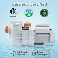 FlowSense Variable Speed Pool Pump, In/Above-Ground