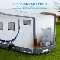 Lapland LL10V 10,000 BTU Inverter Under Bench RV Air Conditioner w/ Heat Pump (R32 Refrigerant)