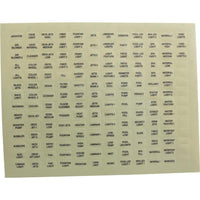 Label, Pentair, IntelliTouchÃ‚Â®, Outdoor Ctrl Panel, 1 PC ONLY