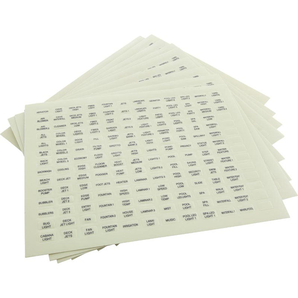 Label, Pentair, IntelliTouchÃ‚Â®, Outdoor Ctrl Panel, 1 PC ONLY