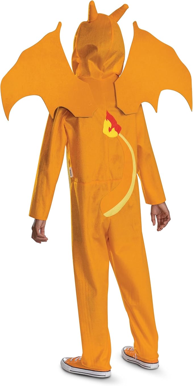 Charizard Hooded Jumpsuit Pokémon Deluxe Child Halloween Costume