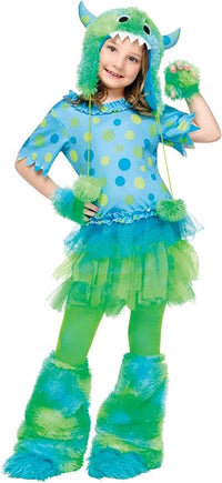 Little Monster Miss Girls Costume