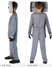 Skibidi Toilet Speakerman Boys Costume